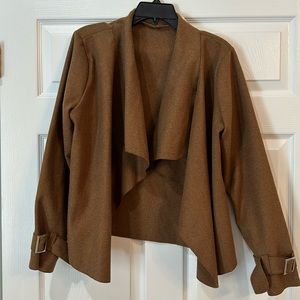 Womens lightweight but warm jacket - Brown - XL